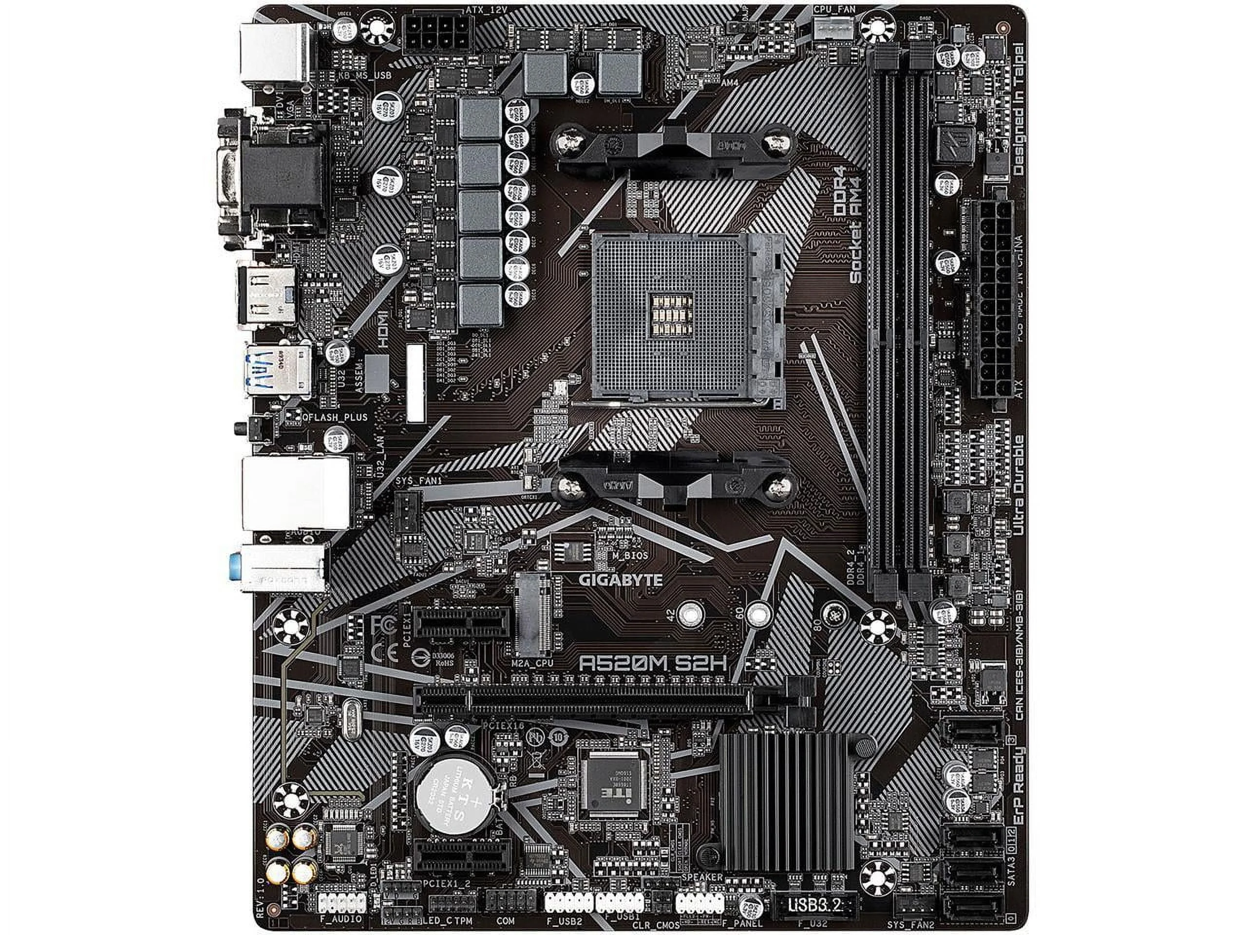 Gigabyte A520M S2H (MicroATX) Review