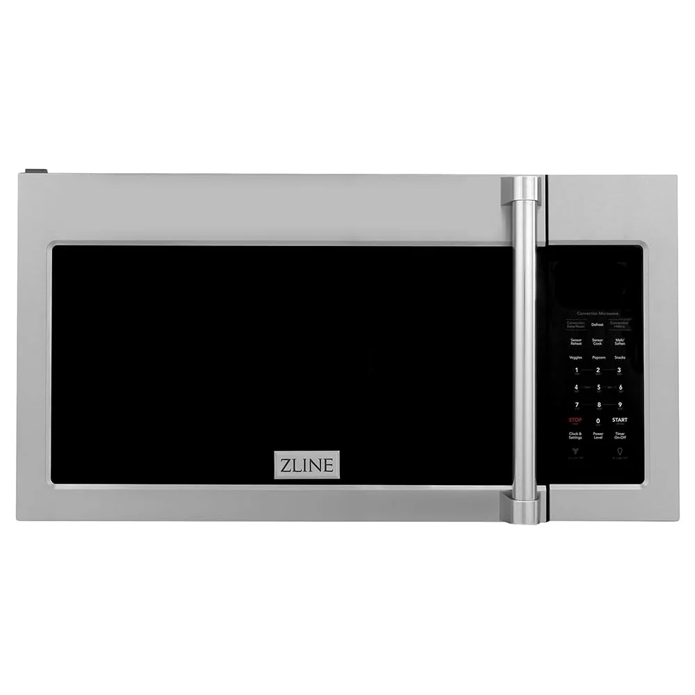 ZLINE Over the Range Convection Microwave Oven in Stainless Steel with Traditional Handle and Sensor Cooking product image
