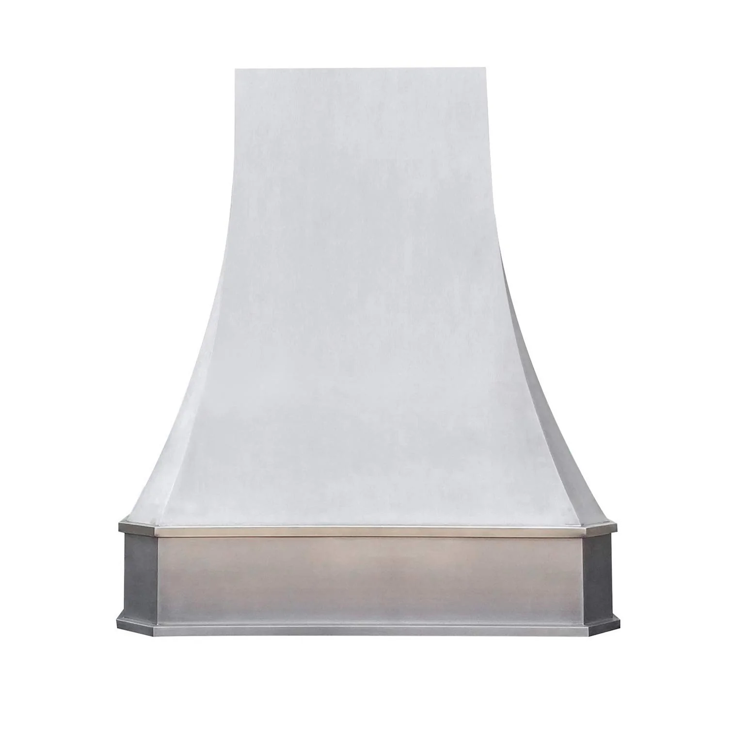 Stainless Steel Range Hood Wall Mount 48’’ W,48’’ H, CT Copper Tailor Custom Handmade Metal Kitchen Vent Hood, With 4-Speed Exhaust Fan & LED Light,SH3 product image