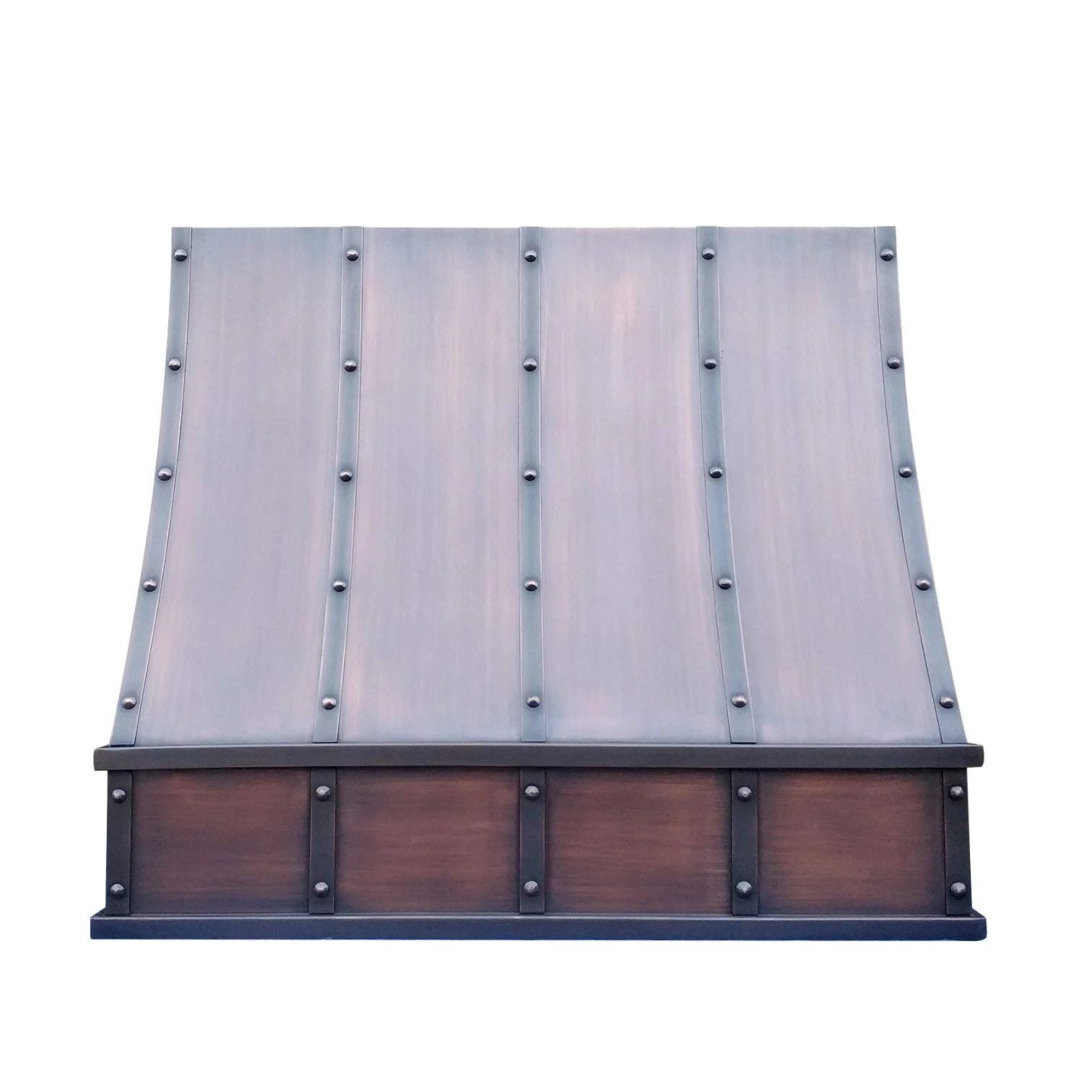 SINDA Island Mount Smooth-Oil Rubbed Bronze, Hammered Copper Range Hood, SUS304 Vent with Professional Liner and Internal Motor, 36"Wx42"H, H8TRSOI3642 product image