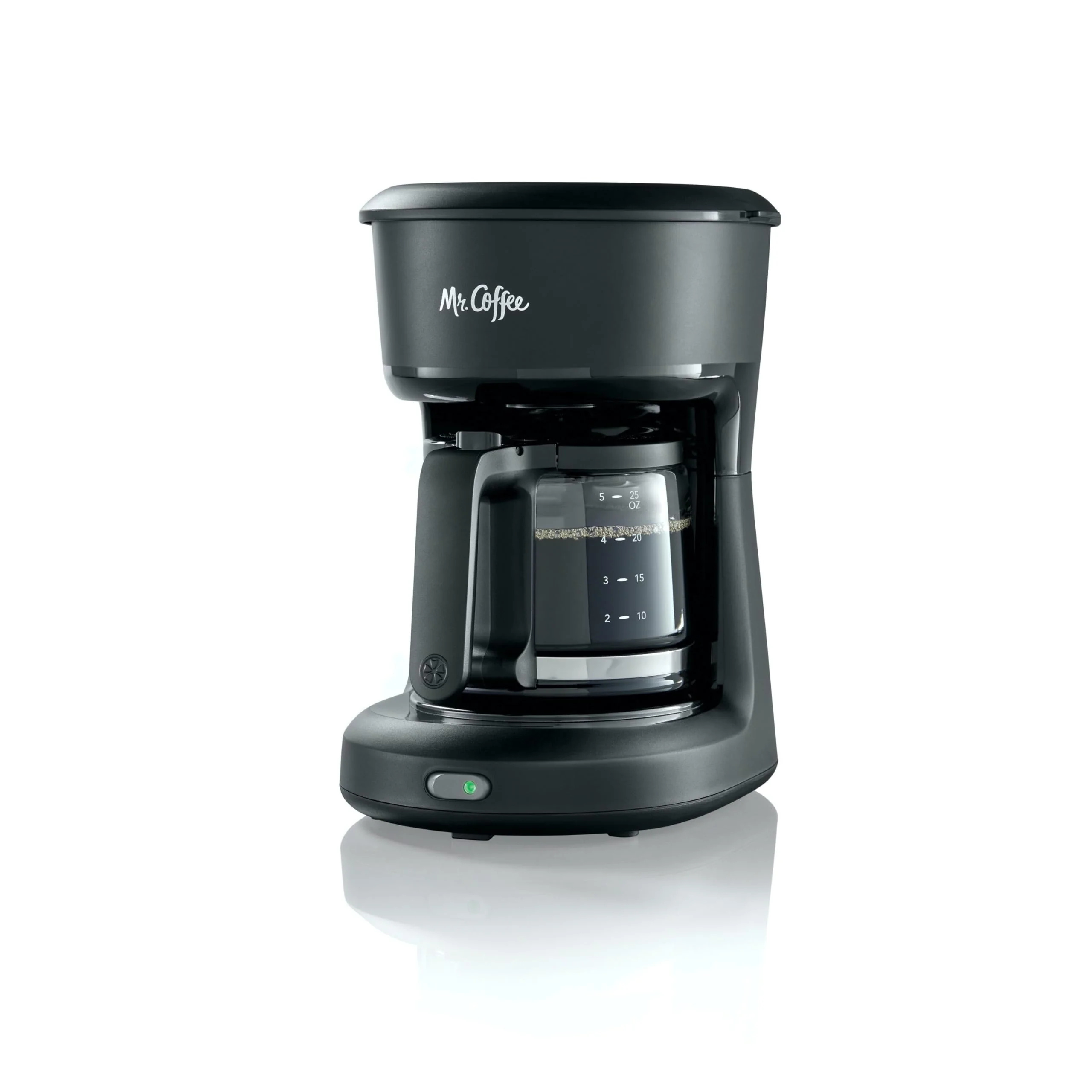 Compact and Stylish: The Mr. Coffee® 5-Cup Mini Brew Switch.