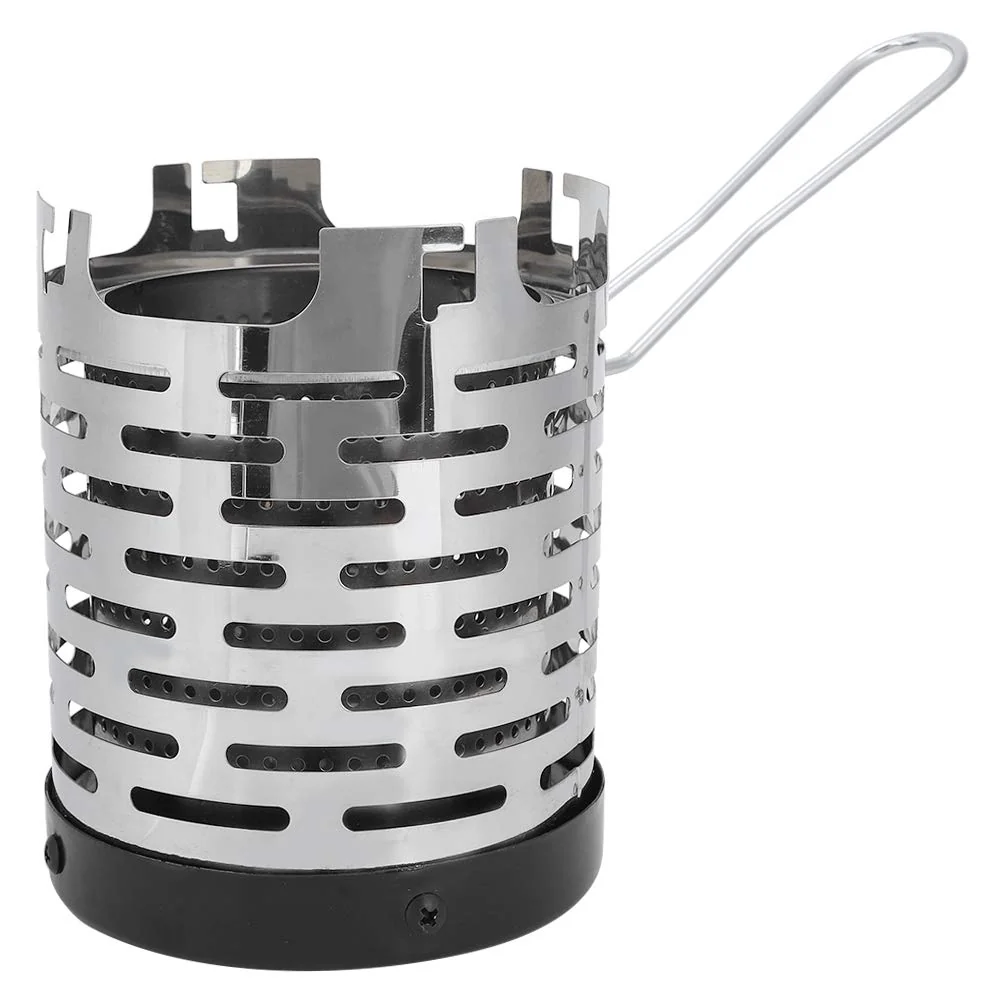 Compact and Durable Camping Heater: Stainless Steel Mini Heater.
