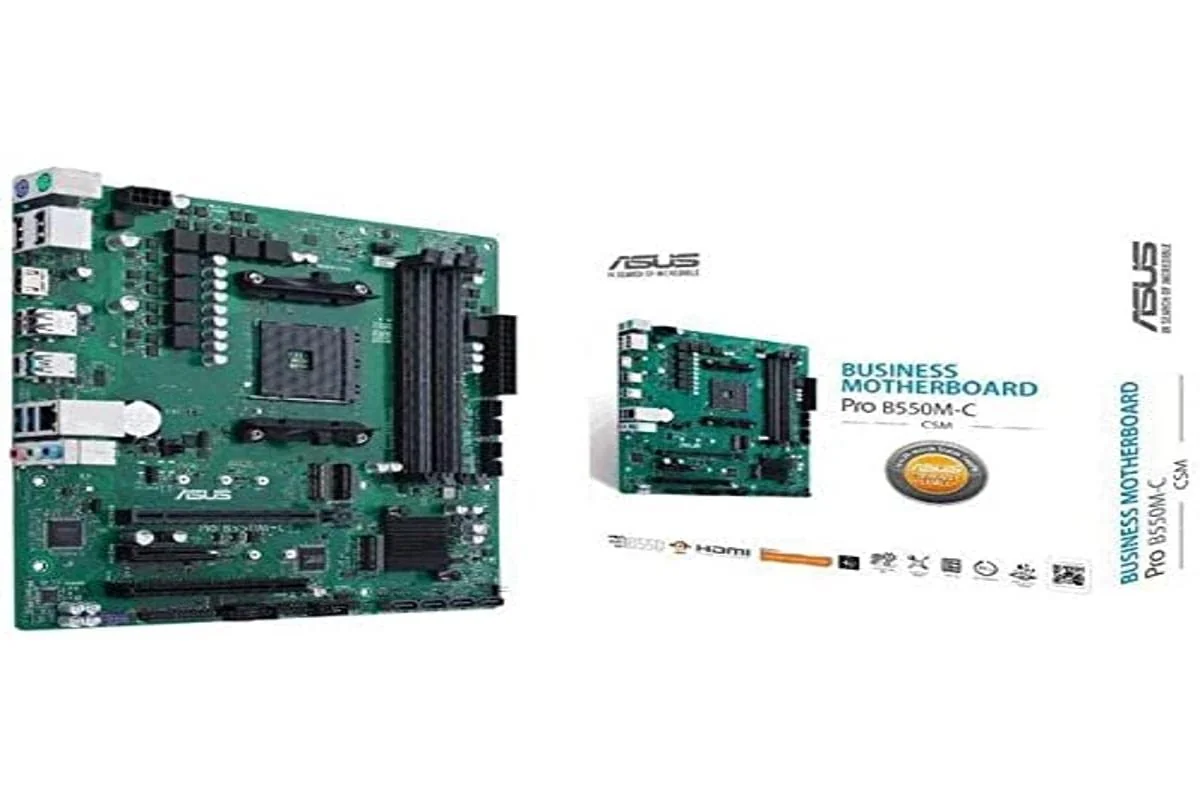 High-Performance ASUS Pro B550M-C S主板评测：适合游戏与办公的全能选择