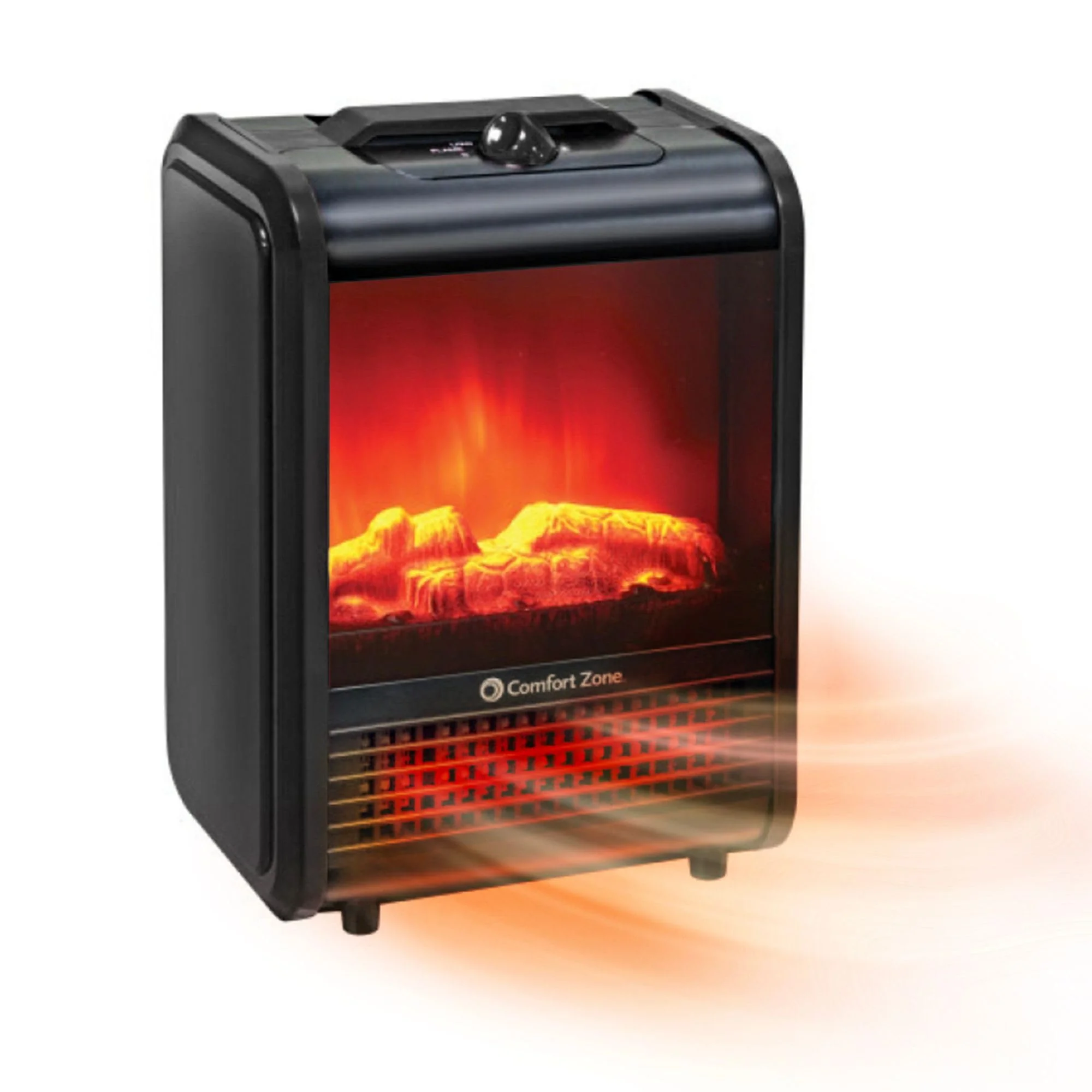 Electric Mini Fireplace with Realistic Flame Effect