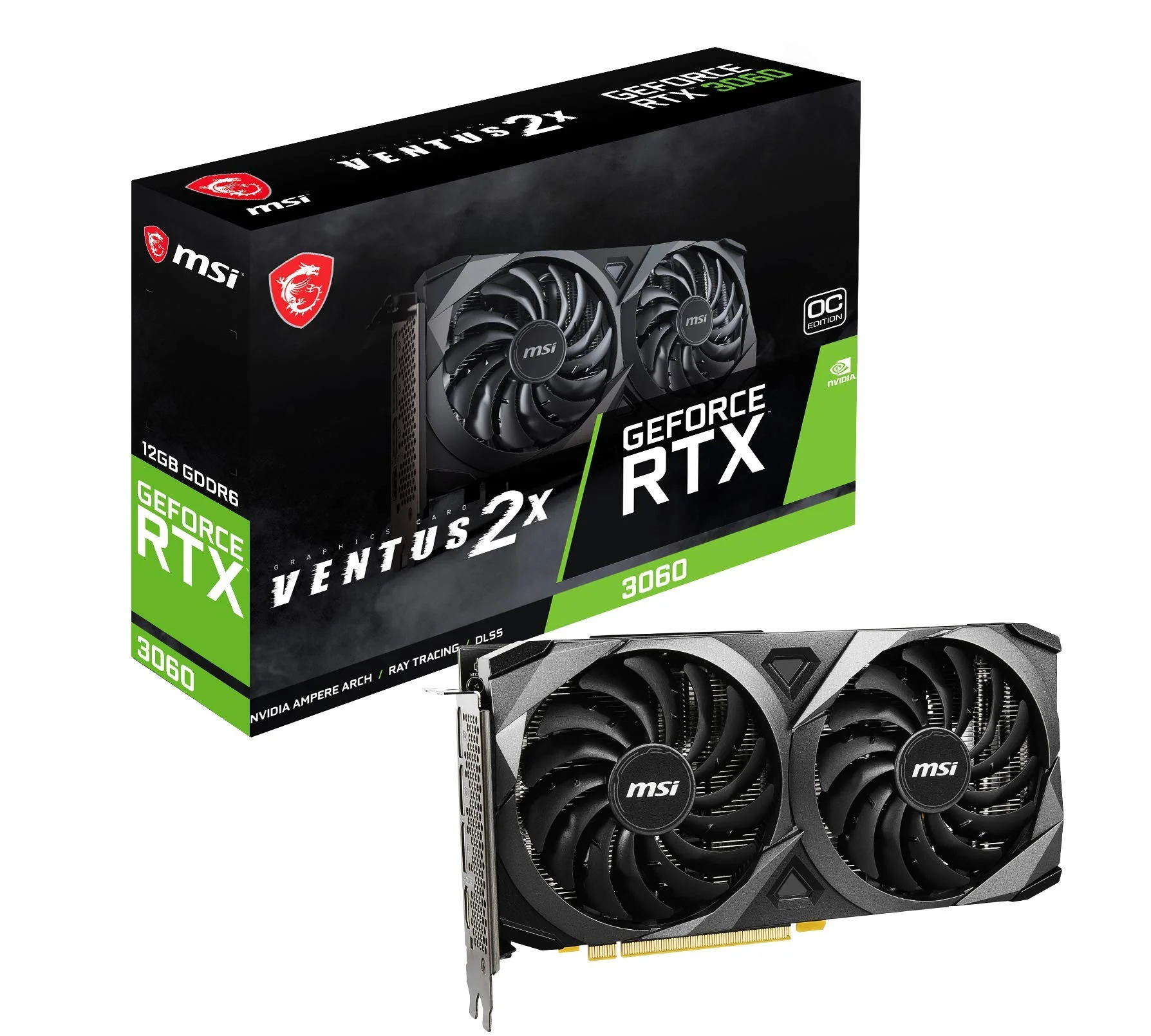 MSI GeForce RTX 3060 Ventus 2X 12G OC - A Mid-Range Gaming Card
