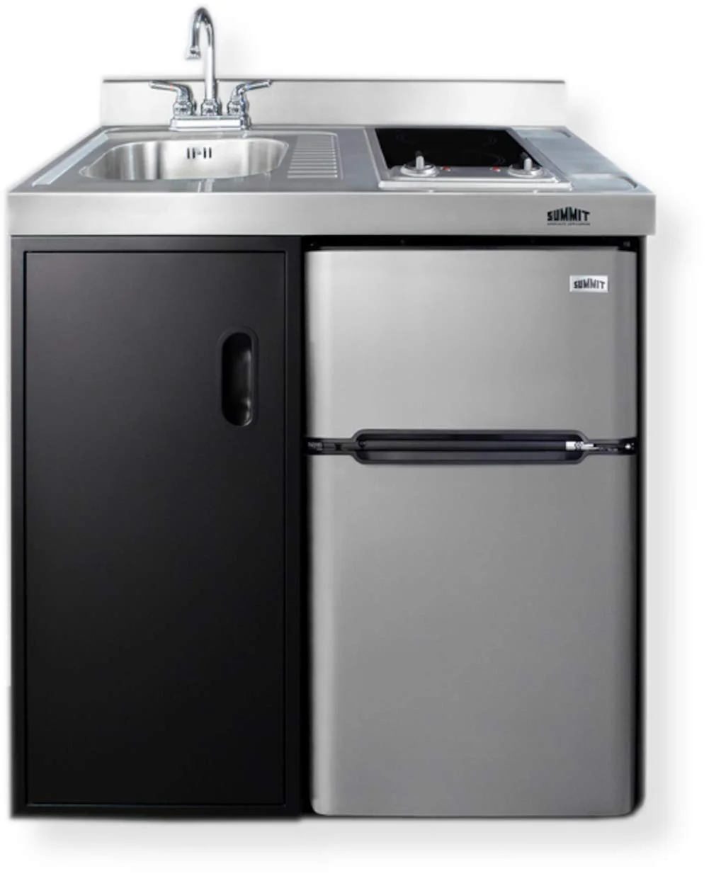 Summit Appliance CK36ELGLASS All-In-One Kitchenette with.