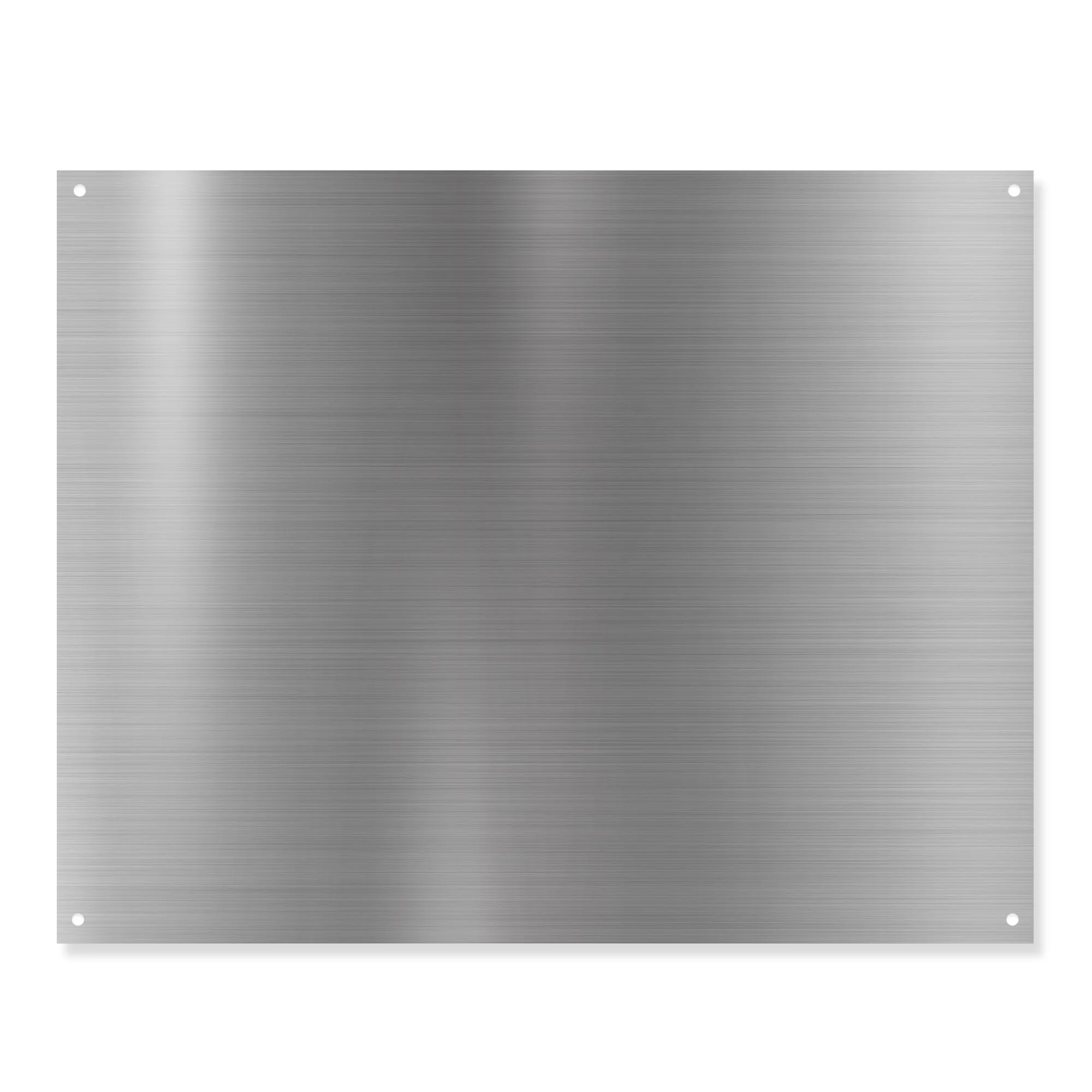 Group - 24" by 30" Inch Reversible Stainless Steel Stove Backsplash Range Hood Wall Shield for Kitchen, Flat with Screw Holes 1 product image