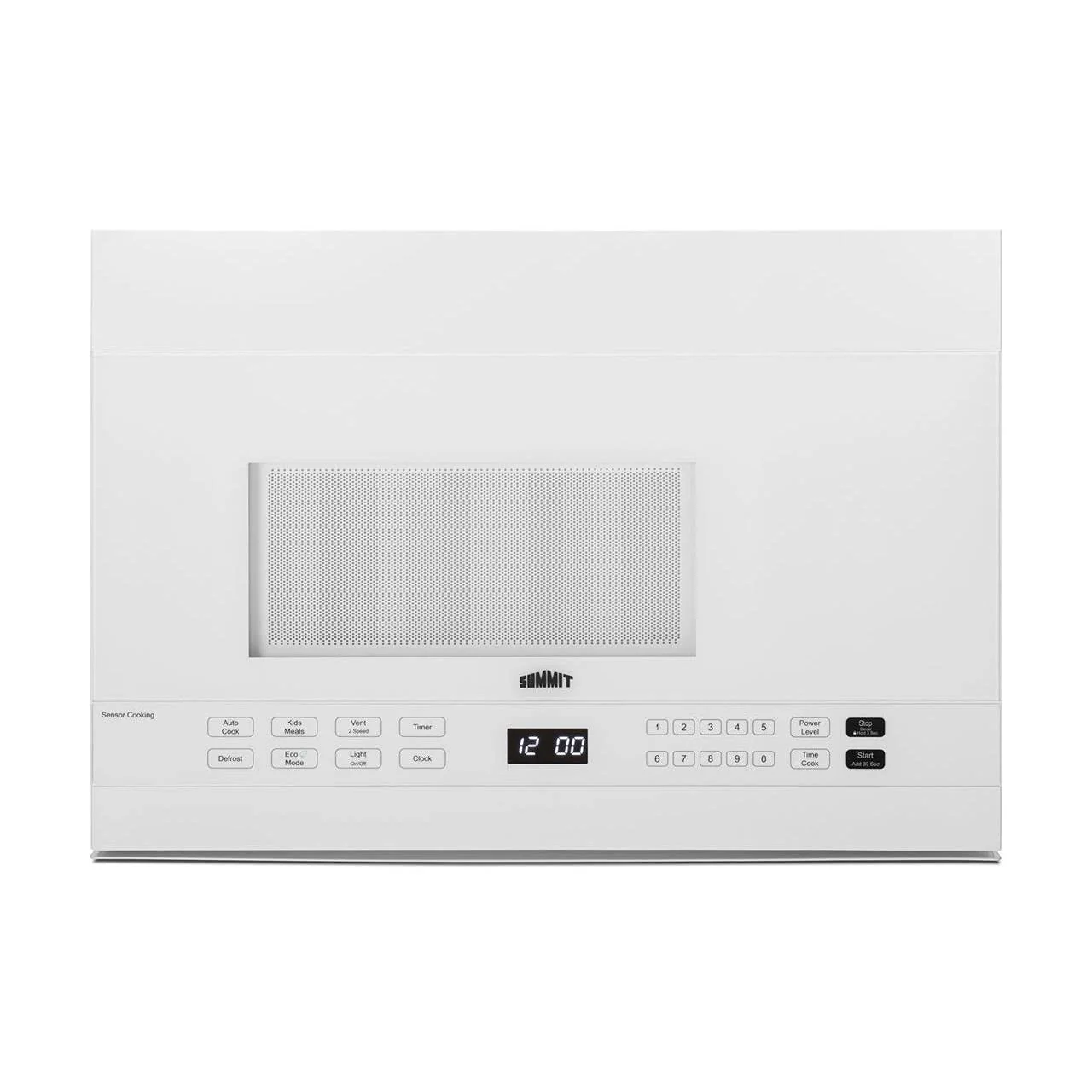 Summit 24” Over the Range Microwave, 1.4 cu.ft. Capacity, Under Cabinet Ventilation, White- MHOTR241W product image