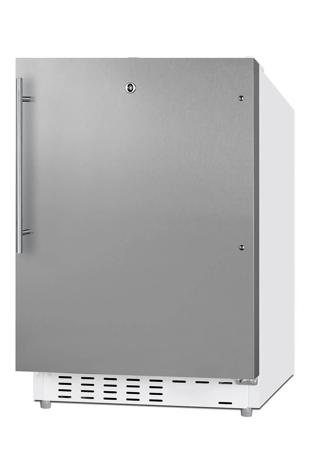 Summit Appliance ALRF48SSHV 20" Wide Built-in Refrigerator-Freezer, ADA Compliant, Removable Door Racks, Adjustable Shelves, 2.68 cu.ft Capacity, Stainless Steel Door, 3" Thick Door, Factory Lock product image