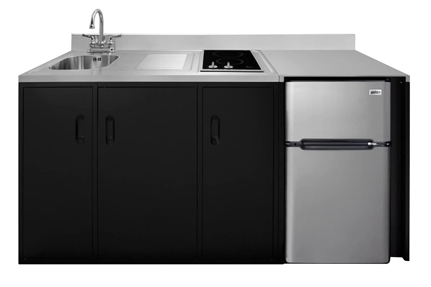 Summit Appliance CK72ADASINKL All-in-One Kitchenette with.
