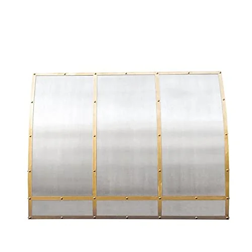 SINDA Stainless Steel Oven Hood Cover with High CFM Commercial Grade Range Hood Insert, Inlcudes Fan Motor, Blower Box, Baffle Filter and Lighting, SRH8-4W3639R, 36"Wx39"H, Wall Mount product image