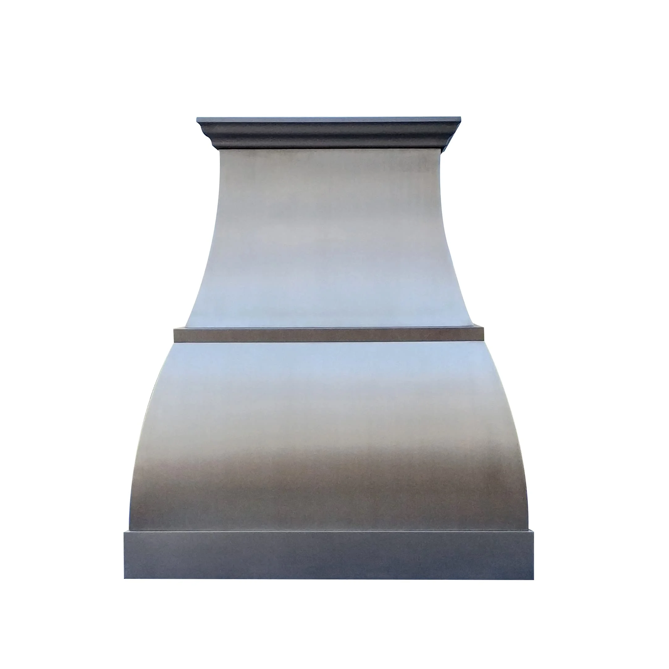 Stainless Steel Range Hood Wall Mount 48’’ W,30’’ H, CT Copper Tailor Custom Handmade Metal Kitchen Vent Hood, With 4-Speed Exhaust Fan & LED Light,SH1-2-C-A product image