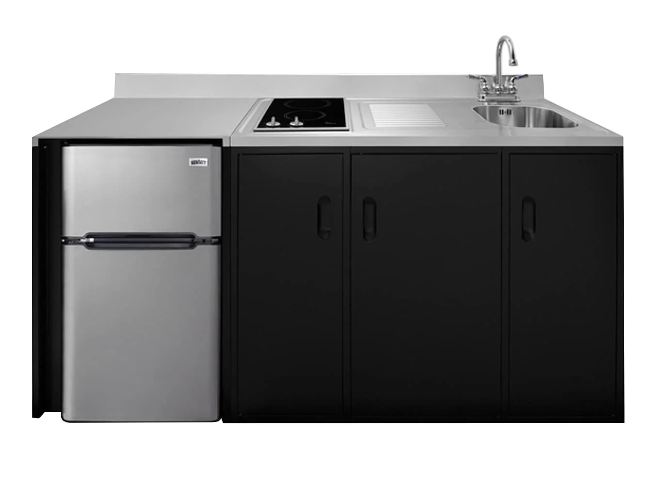 Summit Appliance CK72ADASINKR All-In-One Kitchenette with Sink.