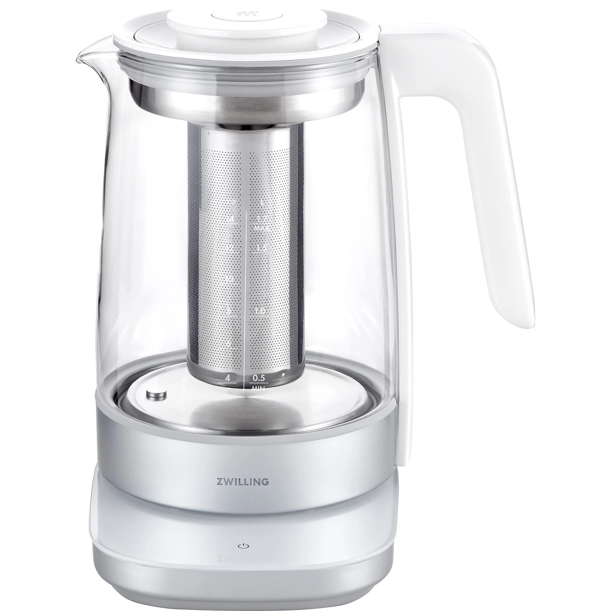 ZWILLING Enfinigy Glass Kettle, Tea Kettle, Silver product image