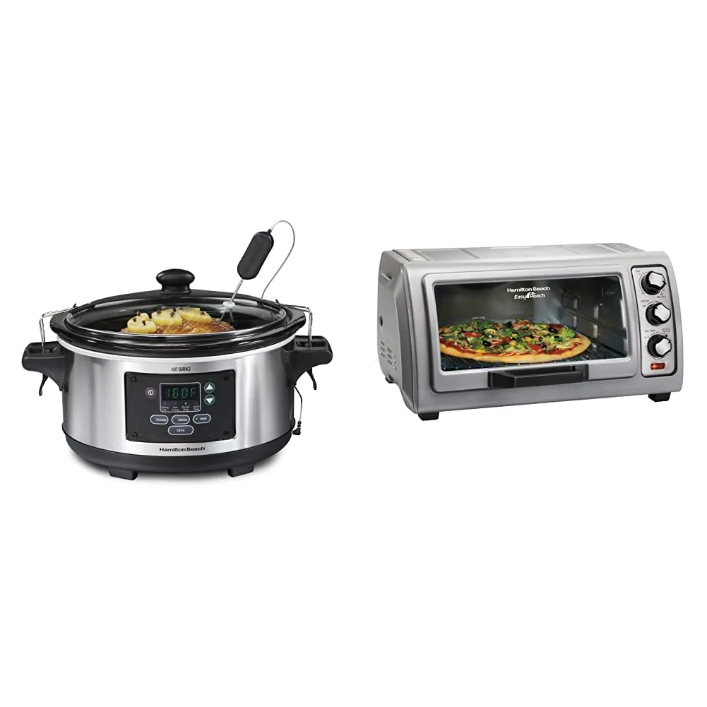 Hamilton Beach Portable 6-Quart Digital Programmable Slow.