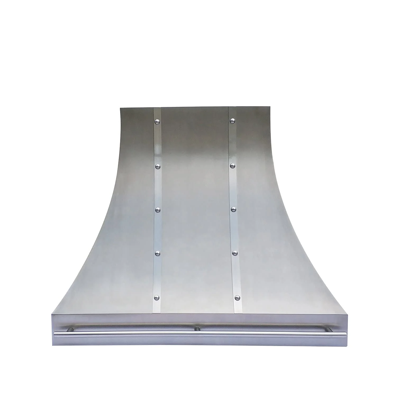 SINDA Handmade Stainless Steel Range Hood Cover with Commercial Grade Stainless Steel Vent, Inlcudes Fan Motor, Light, and Baffle Filter, Elegant Design, SRH7TRHW4248L, 42"Wx48"H, Wall Mount product image