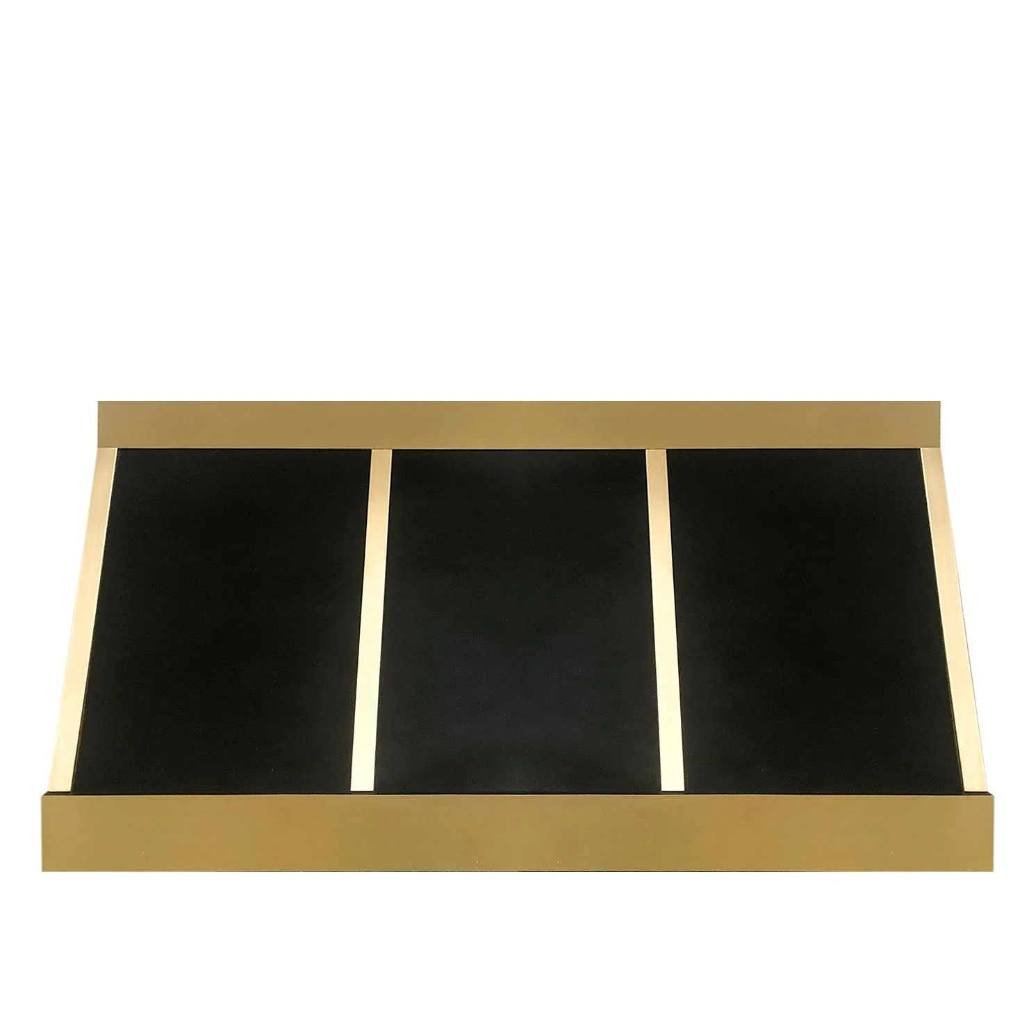 SINDA Custom Hammered 16 Gauge Stainless Steel Range Hood with 304 Stainless Steel Vent and Fan Motor, SRH11TR-RI4848L, 48"Wx48"H, Island Mount, Black Stainless Steel product image