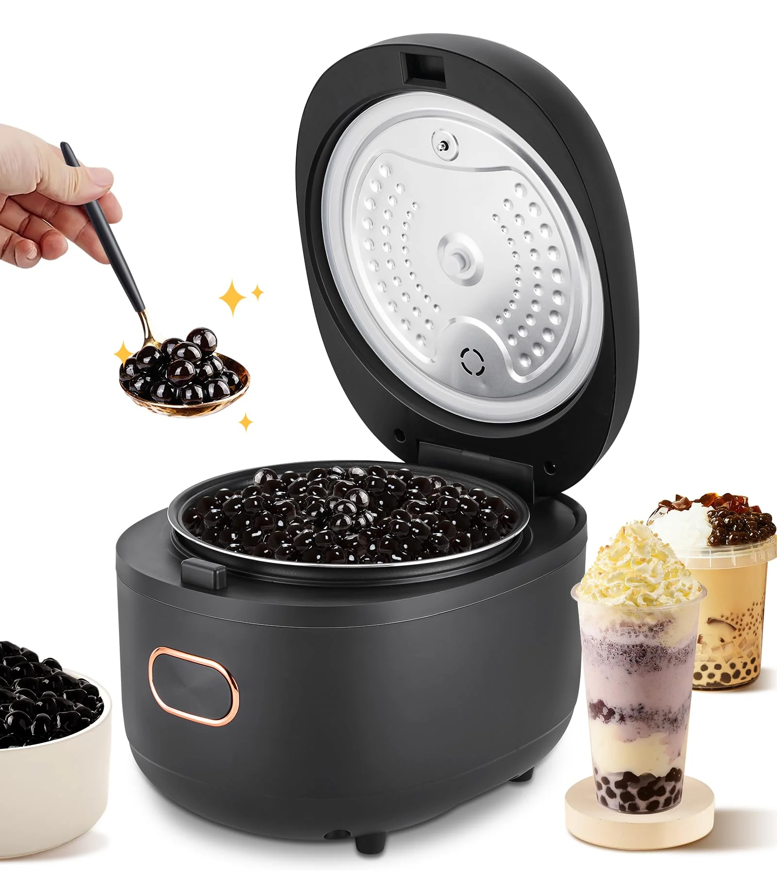 YJINGRUI Boba Maker Machine with Commercial Cooking Capacity