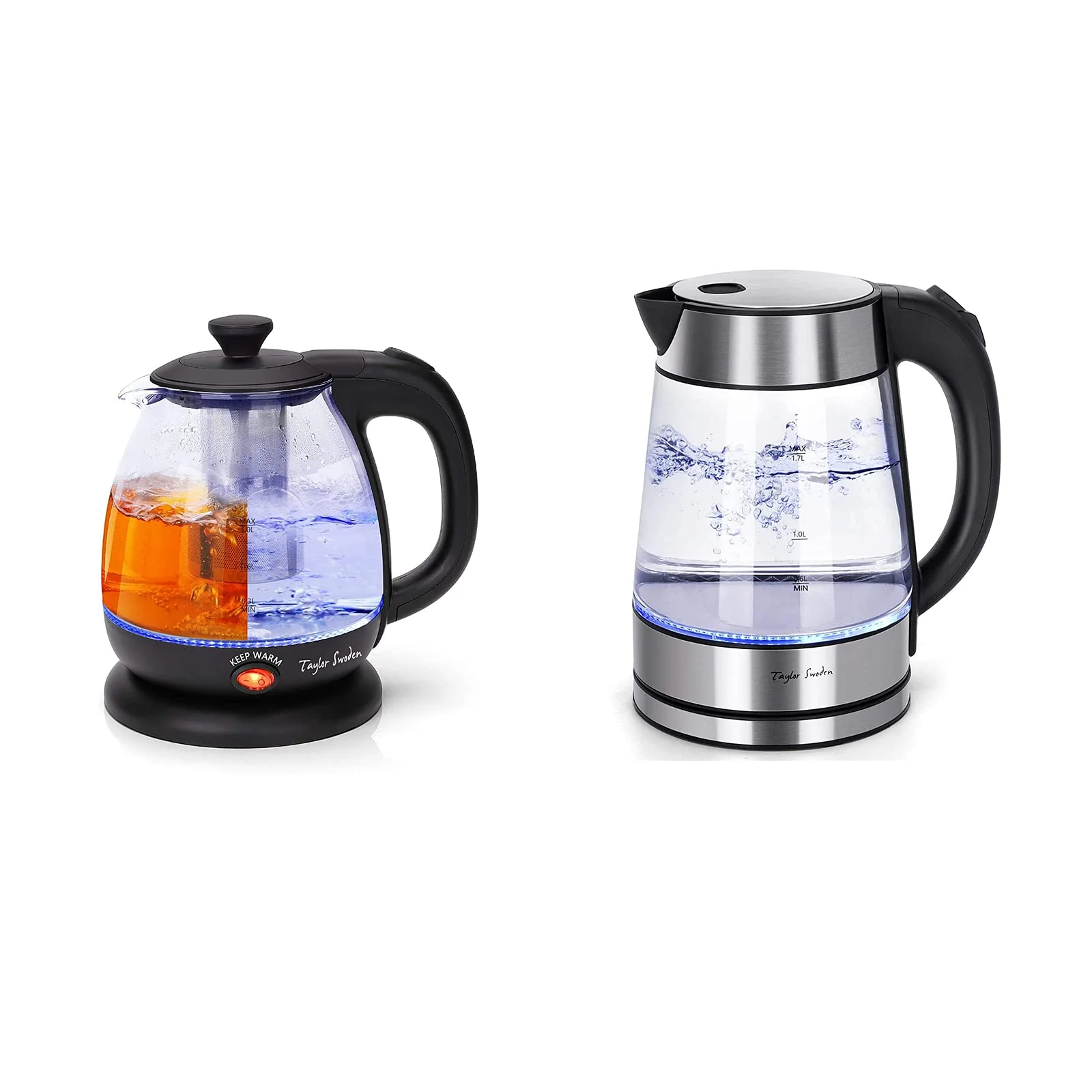 Electric Glass Kettle with Auto Shut-Off Feature