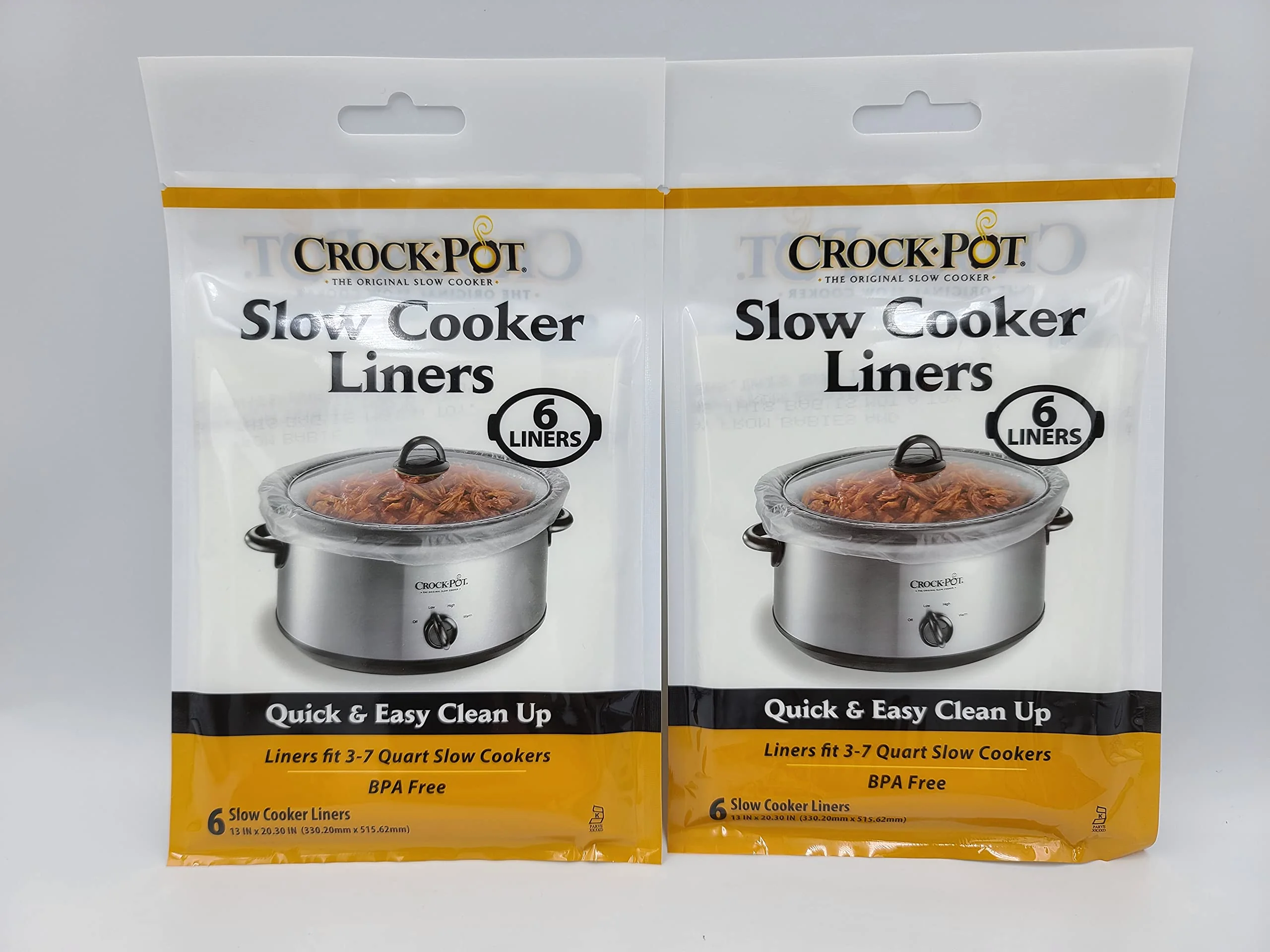 3-7 Quart Crock Pot Slow Cooker Liners for Easy Cleanup