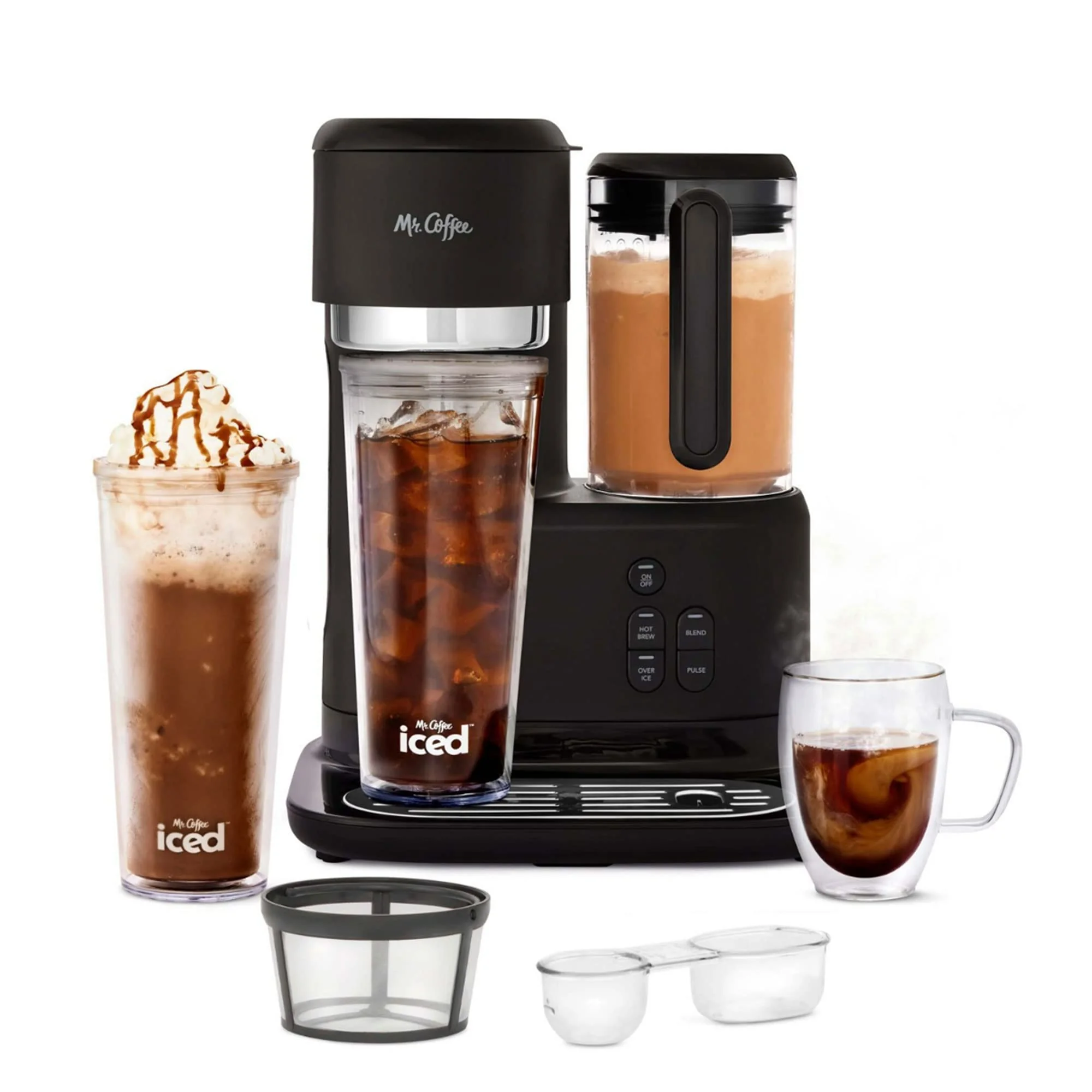Mr. Coffee 3-in-1 Single-Serve Iced & Hot Maker with Blender