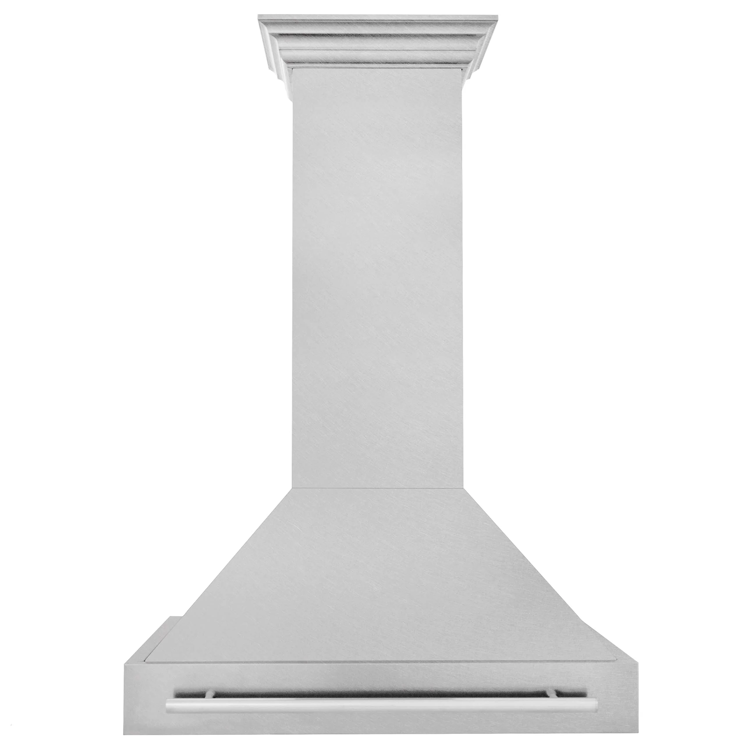 ZLINE 36 in. Satin Stainless Steel Wall Mount Range Hood with Stainless Steel Handle 8654SNX-36 product image