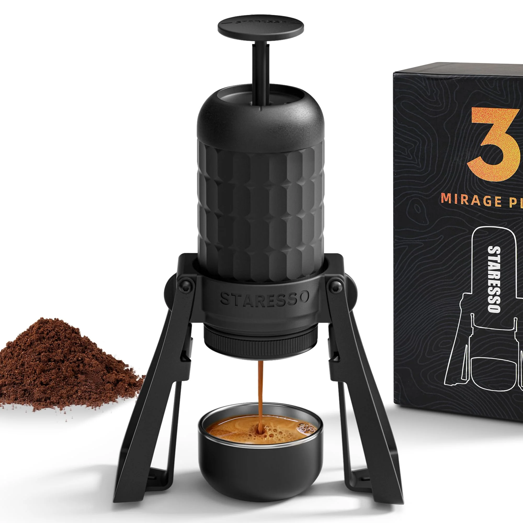 STARESSO PLUS SP300 Compact and Manual Espresso Machine