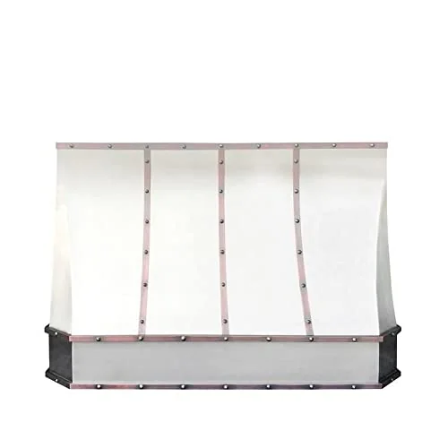 SINDA Stainless Steel Range Hood with Copper Vent and LED Light
